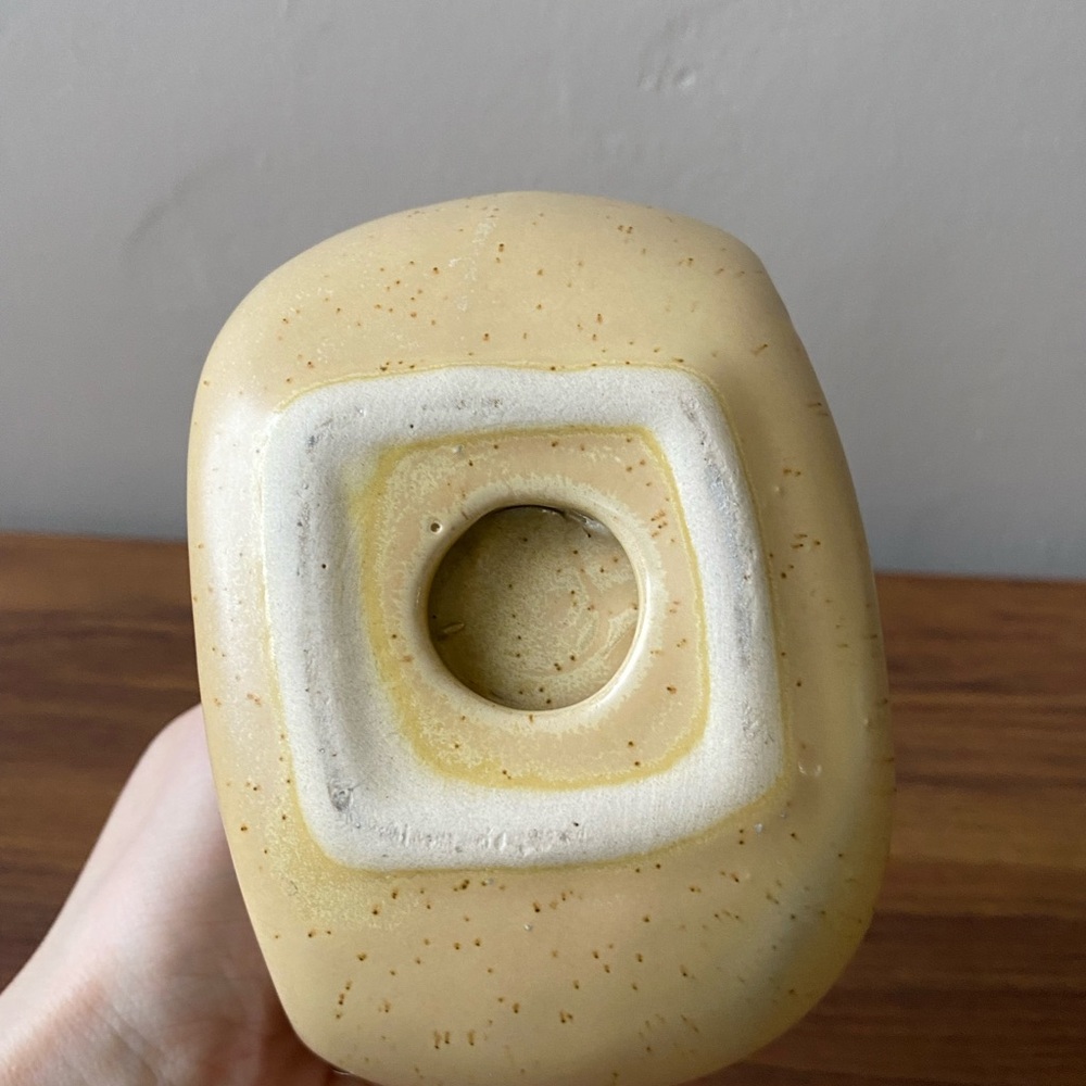 Vintage Mid-Century Modern Soapstone Sculpture/Candle Holder - Picture 7 of 8